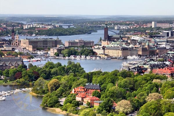 Стокгольм - вокруг старого города - каналы, достопримечательности, острова