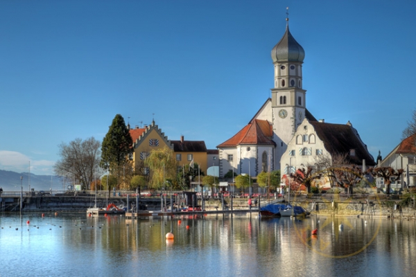 Церковь Святого Георга у озера Боден в Германии