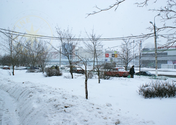 Снегопад в Южном Бутово